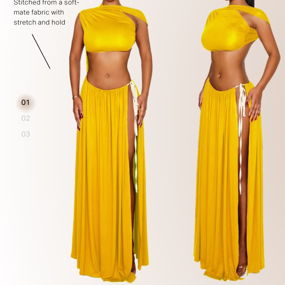 Yellow dress